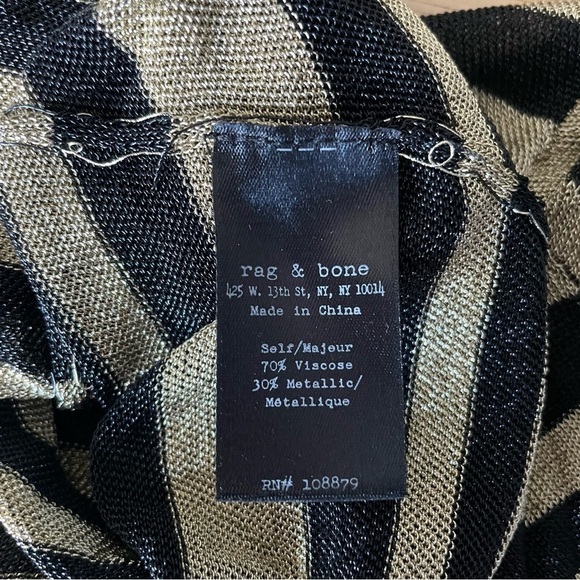 New! Rag & Bone Jansevoort Striped Top nwt 18361 - Picture 10 of 12